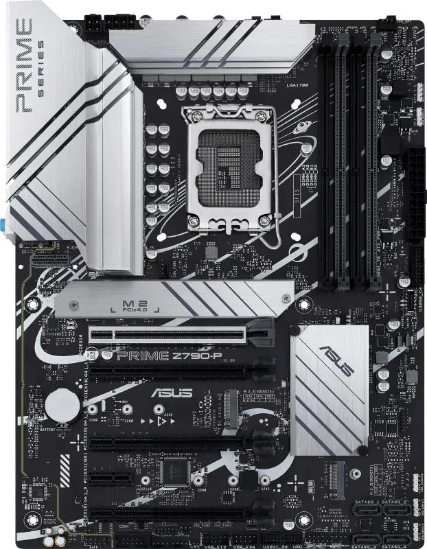 Матплата Asus Prime Z790-P, iZ790, S1700, ATX, 4DDR-5, 4xPCI-Ex16, 4SATA, 3xM.2, HDMI, DP, 17USB