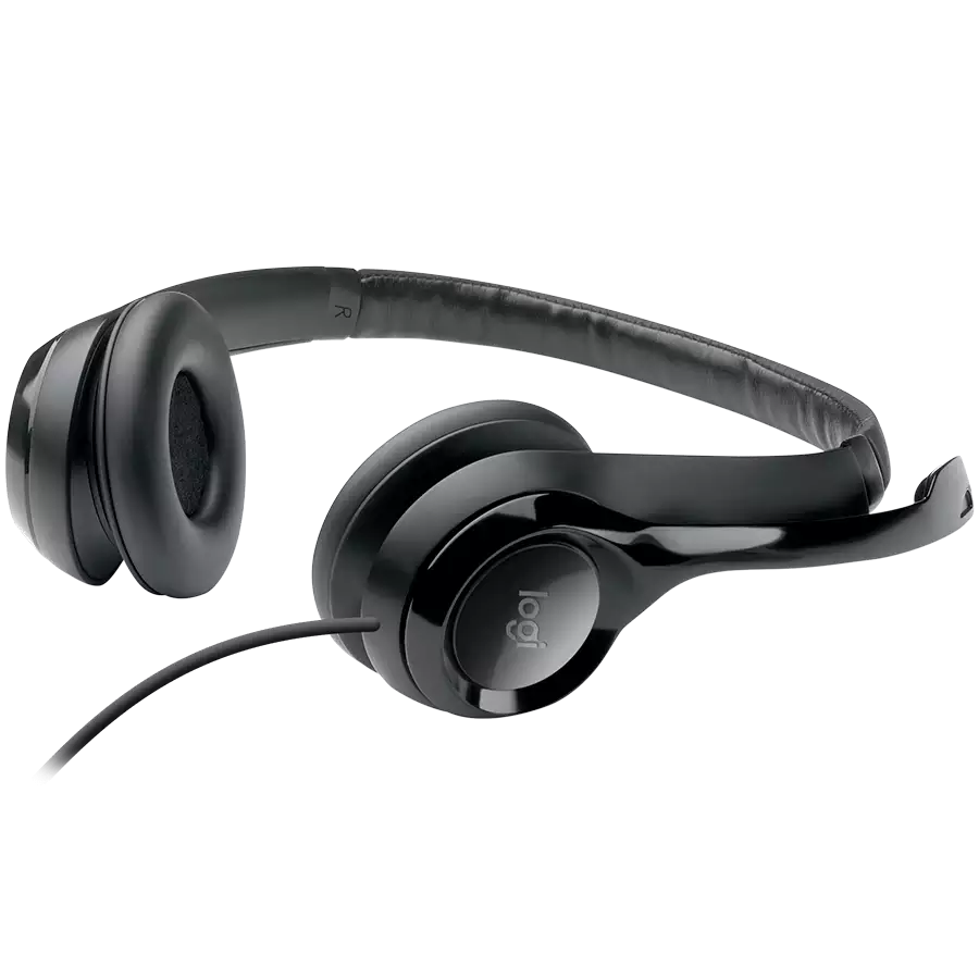 Гарнитура Logitech H390 (USB, элементы управления на кабеле, кабель 2.33м) (M/N: A00146)