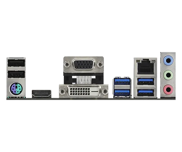 Матплата ASRock A520M-HDV, AM4, mATX, 2DDR-4, 1xPCI-Ex16, 4SATA, 1xM.2, VGA, DVI, HDMI, 12USB