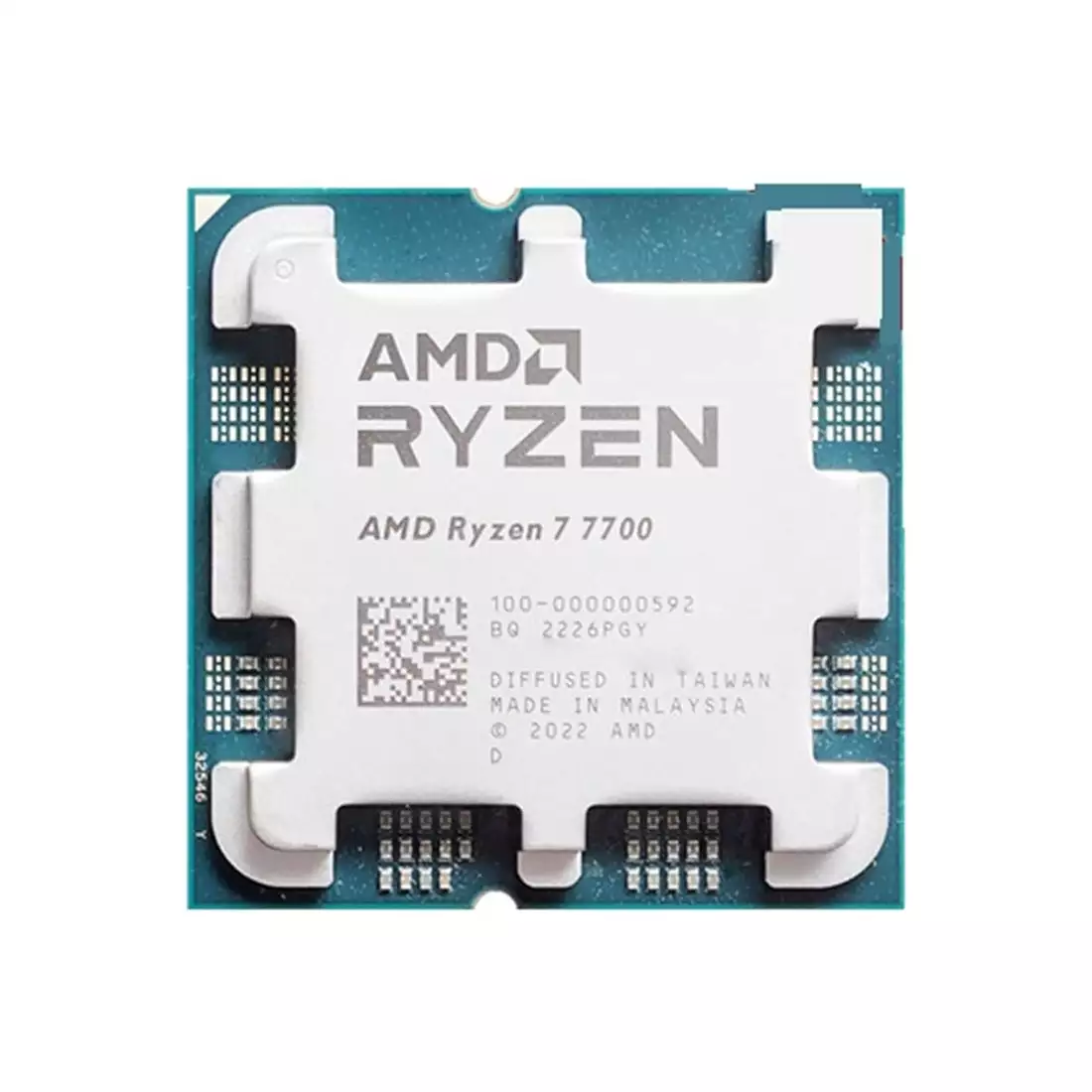 AMD CPU Desktop Ryzen 7 8C/16T 7700 (5.3GHz Max, 40MB,65W,AM5) tray, with Radeon Graphics
