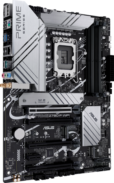 Матплата Asus Prime Z790-P WiFi, iZ790, S1700, ATX, 4DDR-5, 4xPCI-Ex16, 4SATA, 3xM.2, HDMI, DP,17USB