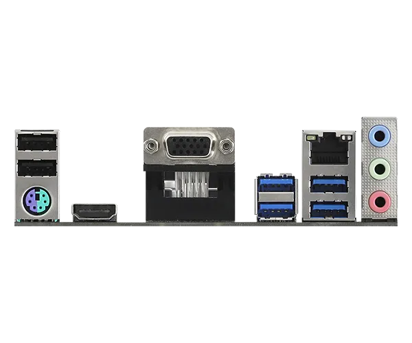 Матплата ASRock A520M-HVS, AM4, mATX, 2DDR-4, 1xPCI-Ex16, 4SATA, 1xM.2, VGA, HDMI, 12USB
