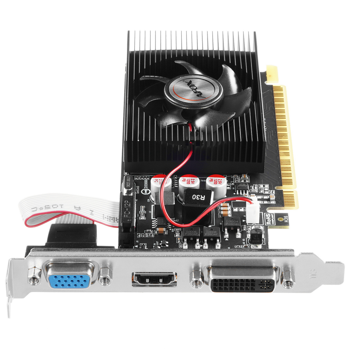 GF GT730, Afox, 700MHz/1333MHz, 128bit, 2GB GDDR3, VGA, DVI-I, HDMI