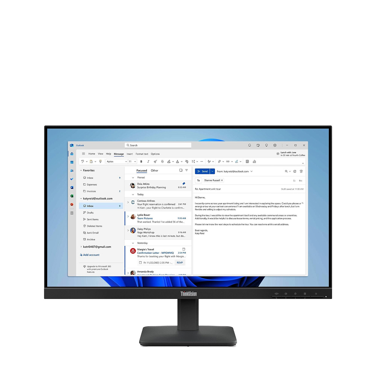ThinkVision S24-4e 23.8 FHD 1920x1080 IPS/WLED/VGA,HDMI/100Hz/Гарантия 3 года/HDMI кабель в комплекте