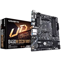 GIGABYTE MB AM4 B450 4 x DDR4 1 x M.2 4 x SATA 1 x HDMI Micro ATX