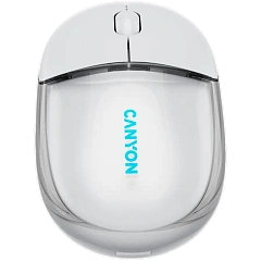 CANYON mouse OnClick 24 BT/ Wireless Transparent/White