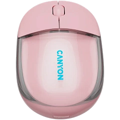 CANYON mouse OnClick 24 BT/ Wireless Transparent/Pink