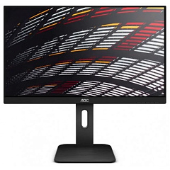 Тонкий Безрамочный Монитор с Регулировкой Высоты 23.8" AOC 24P1 IPS 1920x1080 5 ms 250кдм 1000:1 50М:1 178/178º 1xHDMI 1xDisplayPort1.2 1xVGA 1xDVI 4xUSB3.0 2x2W Черный
