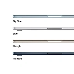 13-inch MacBook Air: Apple M4 chip with 10-core CPU and 8-core GPU, 16GB, 256GB SSD - Midnight,Model A3240