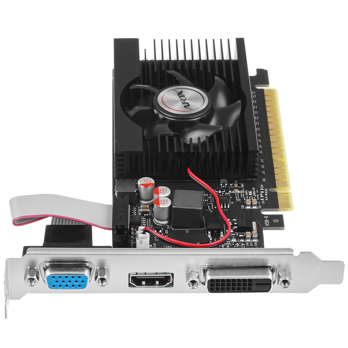 GF GT710, Afox V3, 954MHz/1600MHz, 64bit, 2GB GDDR3, VGA, DVI-D, HDMI