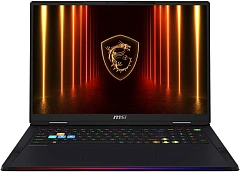 Ноутбук MSI Raider 18 HX AI A2XWJG-651KZ, Core U 9 285HX/18"UHD+/64GB/4TB/GF RTX5090 24GB/LAN/W11H