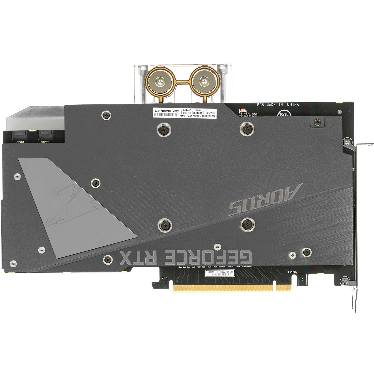 GF RTX3080, Gigabyte Aorus Xtreme WaterForce, 1845MHz/19000MHz, 320bit, 10GB GDDR6X, 3xHDMI, 3xDP