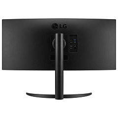 Монитор жидкокристаллический LG 34WR55QK-B.ARUZ 34'' 21:9 3440x1440(UWQHD) VA, Curved, nonGLARE, nonTOUCH, 100 Hz, 300 cd/m2, 5ms, HDMI, DP, USB-C,USB-A. Black