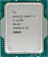 Intel CPU Desktop Core i7-12700 (2.1GHz, 25MB, LGA1700) tray
