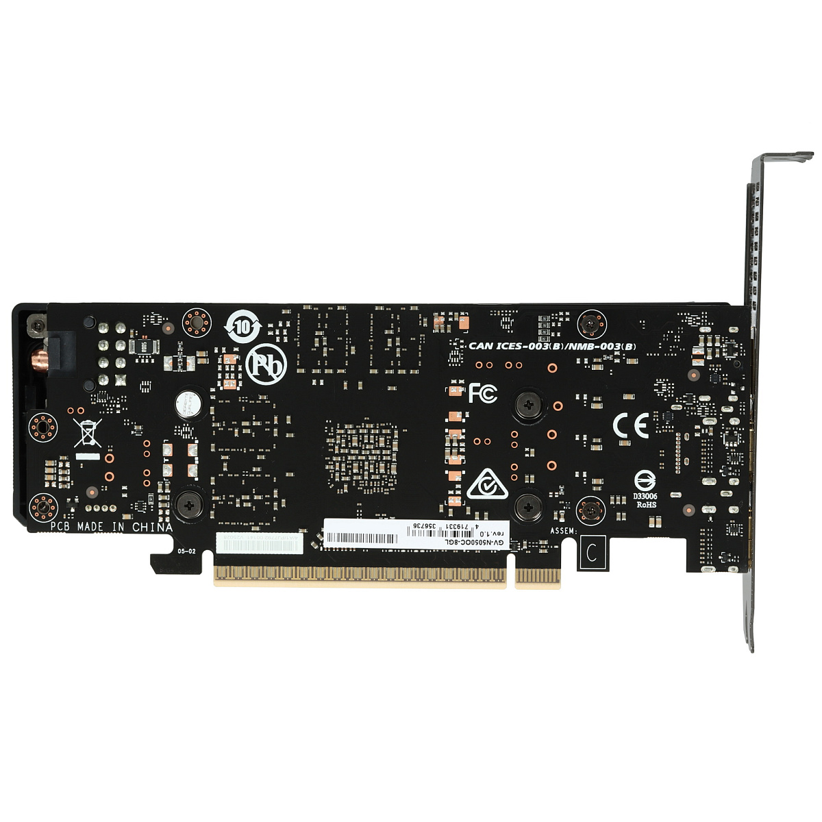 GF RTX5050, Gigabyte OC Low Profile, 2587MHz/20000MHz, 128bit, 8GB GDDR6, 2xHDMI, 2xDP