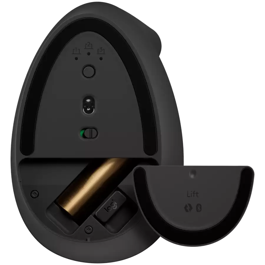 Мышь Logitech Lift Vertical Ergonomic, Wireless, 4000dpi, BT, USB