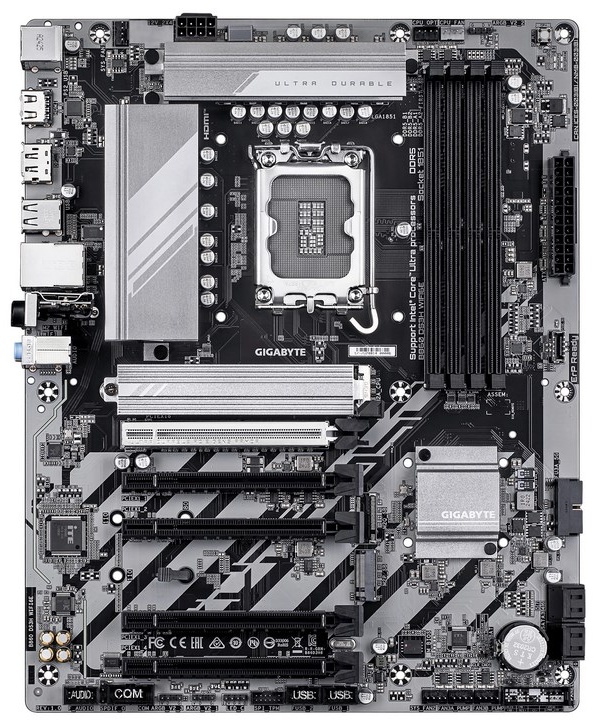 Матплата Gigabyte B860 DS3H, iB860, S1851, ATX, 4DDR-5, 1xPCI-Ex16, 2xM.2, HDMI, DP, 13USB