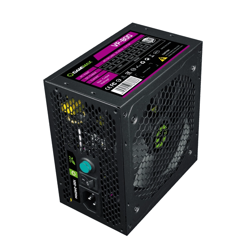 БП ATX 800W GameMax VP-800, Bronze, 20+4/20+4+8/24+4/24+8, 12сm, 2x6+2p PCI-E