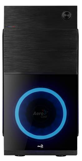 Корпус AeroCool CS-105, Mini Tower, m-ATX, Black, 1x5.25"/2x3.5"/1x2.5", USB, USB3.0