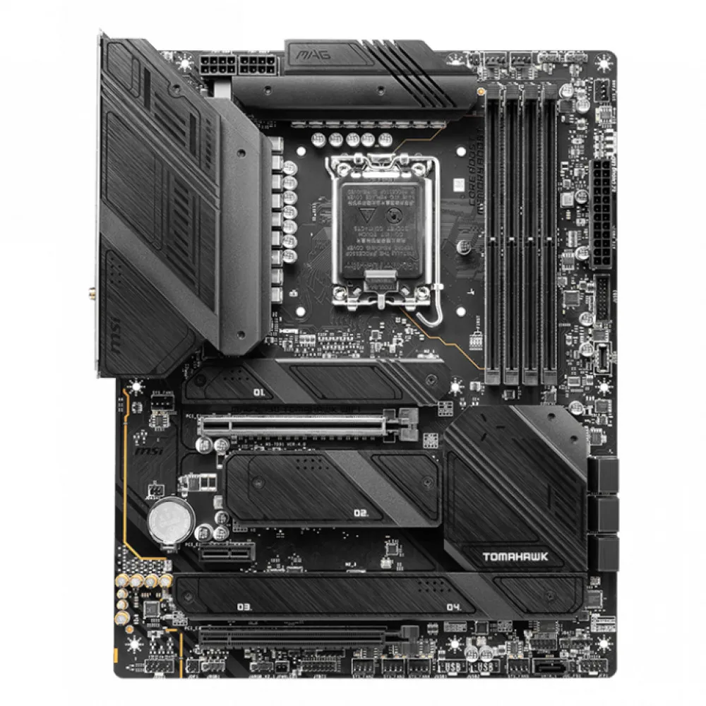 Матплата MSI MAG Z790 Tomahawk WiFi, iZ790, S1700, ATX, 4DDR-5, 2xPCI-Ex16,7SATA,4xM.2,HDMI,DP,17USB