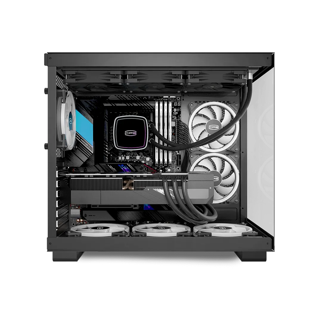 Корпус PCCooler C3T500 BK ATX/MATX/ITX USB3.1 Gen 2 Type-C, USB3.0, USB2.0 Black