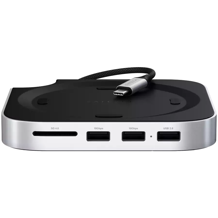 SATECHI Mac Mini M4 Stand & Hub with SSD Enclosure