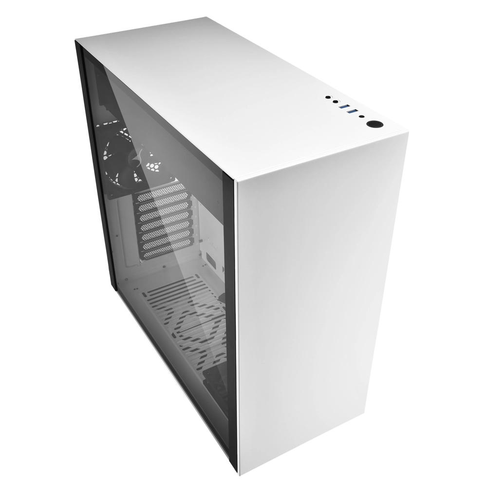 Корпус Sharkoon Pure Steel, Midi Tower, E-ATX, ATX, m-ATX, White, 3x3.5"/5x2.5", 2xUSB3.0