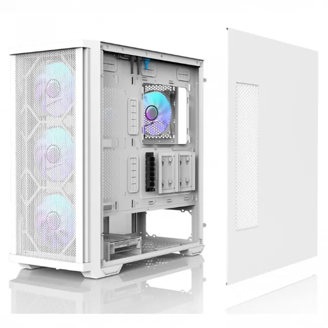 Корпус Zalman Z10 DUO, Midi Tower, E-ATX, Black, 2x3.5"/2+1x2.5", 2xUSB 3.0, USB-C, RGB