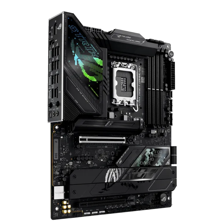 Материнская плата ASUS ROG STRIX Z890-F GAMING WIFI, LGA1851 Z890 4xDDR5 4xSATA3 5xM.2 HDMI DP USB-C ATX