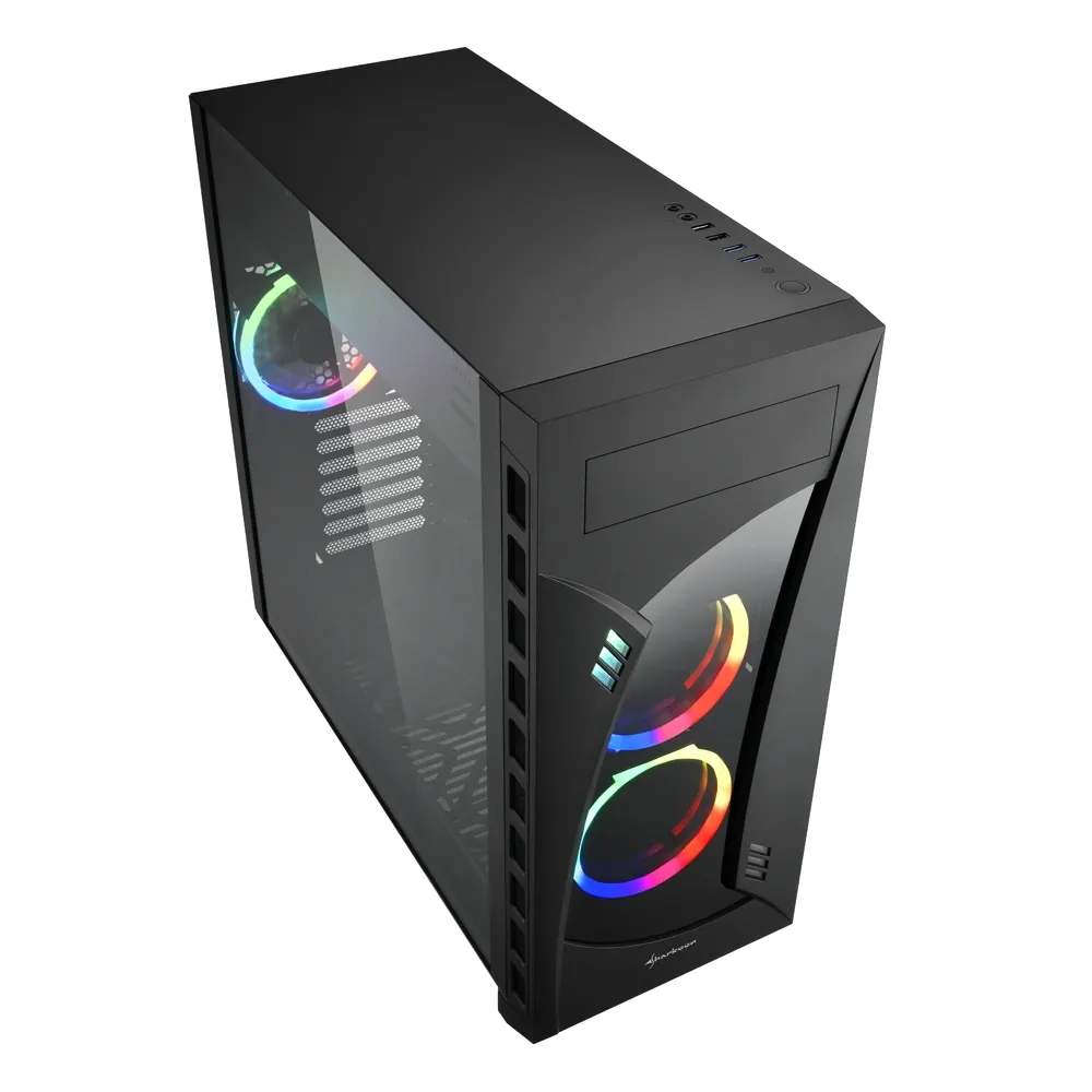 Корпус ПК без БП Sharkoon NIGHT SHARK RGB