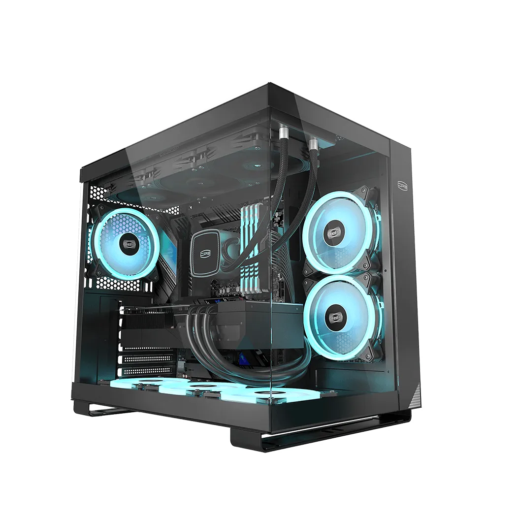 Корпус PCCooler C3T500 BK ATX/MATX/ITX USB3.1 Gen 2 Type-C, USB3.0, USB2.0 Black
