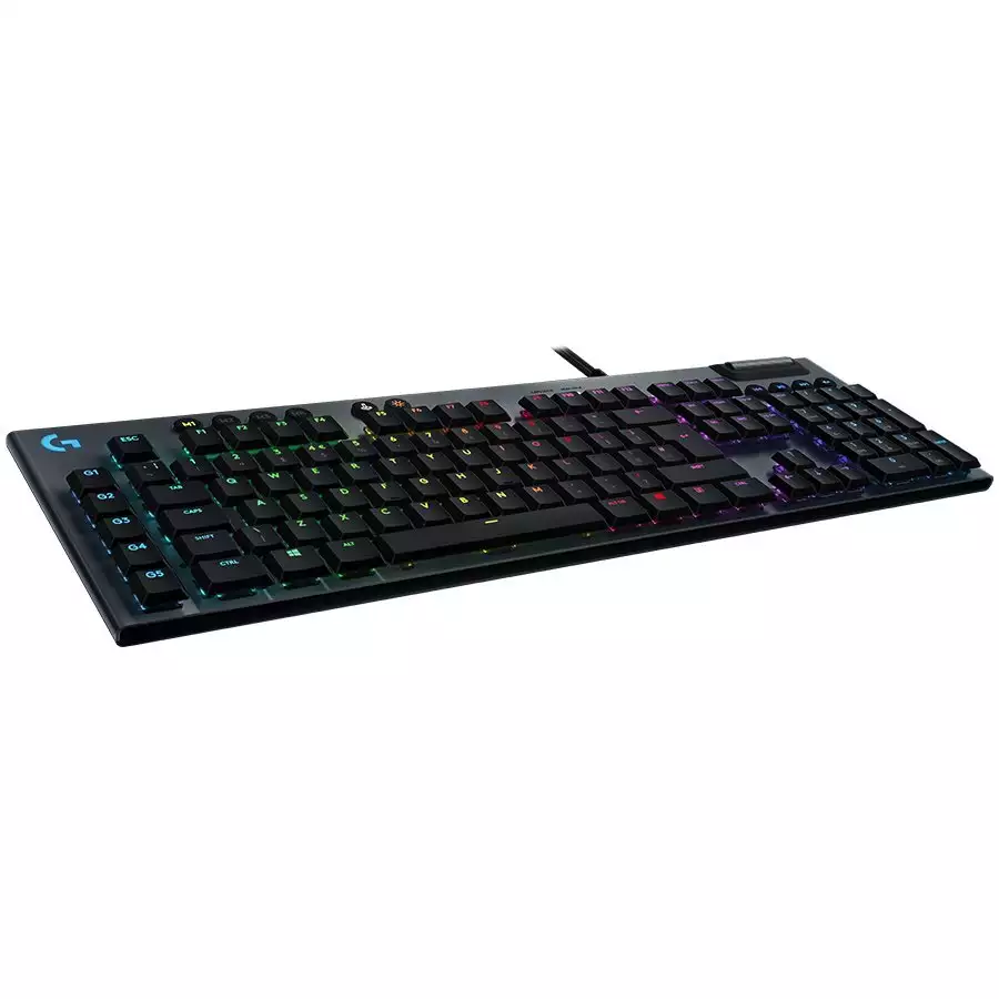 Клавиатура Logitech G815, Black-Grey, Wired, Gaming, Multimedia, RGB-Backlight, GL Tactile Brown,USB