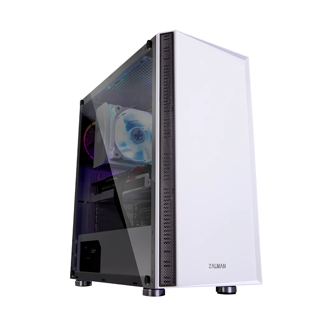 Корпус Zalman R2, Midi Tower, E-ATX, White, 2x3.5"/2x2.5", 2xUSB, USB3.0, RGB