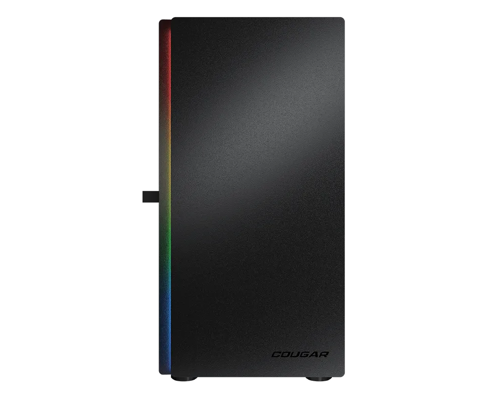 Корпус Cougar Purity RGB, Mini Tower, m-ATX, Black, 2x3.5"/2x2.5", USB2.0, 2xUSB3.0