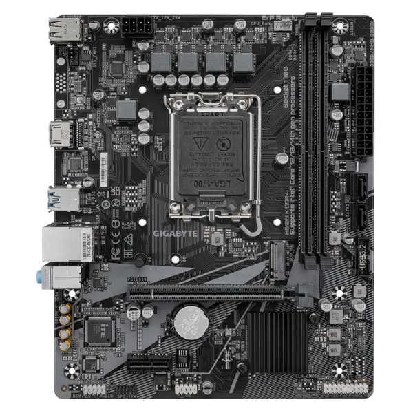 Матплата Gigabyte H610M K DDR4, iH610, S1700, mATX, 2DDR-4, 1xPCI-Ex16, 2SATA, 1xM.2, HDMI, 10USB
