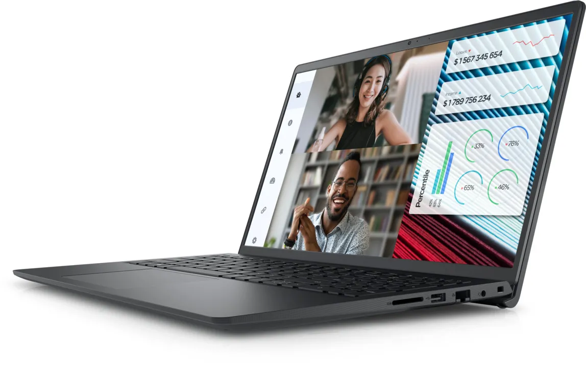 Ноутбук Dell/Vostro 3520/1г/Core i3/1215U/1,2 GHz/8 Gb/512Gb PCIe NVMe SSD/Intel UHD/15,6 '' FHD/Wi-Fi 5/BT5/Win 11 Pro/Черный