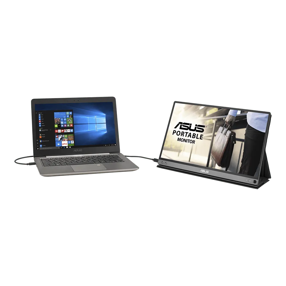Монитор 15.6" Asus ZenScreen MB16AP, Black-Gray, IPS,1920x1080@60Hz, 220кд/м2, 800:1, 5ms, USB-C