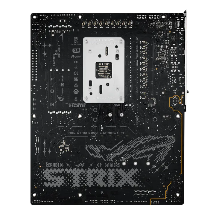 Материнская плата ASUS ROG STRIX B850-E GAMING WIFI AM5 4xDDR5 4xSATA 5xM.2 HDMI DP ATX