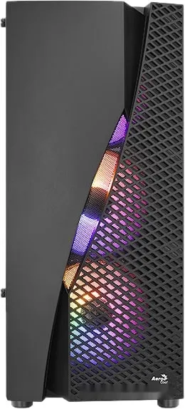 Корпус AeroCool Wave-G-BK-v2, Midi Tower, ATX, Black, 2x3.5"/2x2.5", USB, 2xUSB3.0