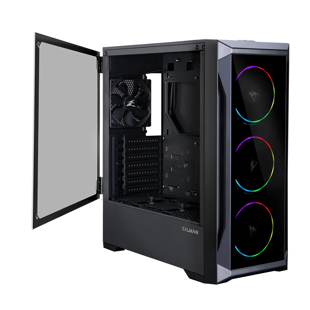 Корпус Zalman Z8 TG, Midi Tower, ATX, Black, 4x2.5"/2x3.5", USB2.0, 2xUSB3.0