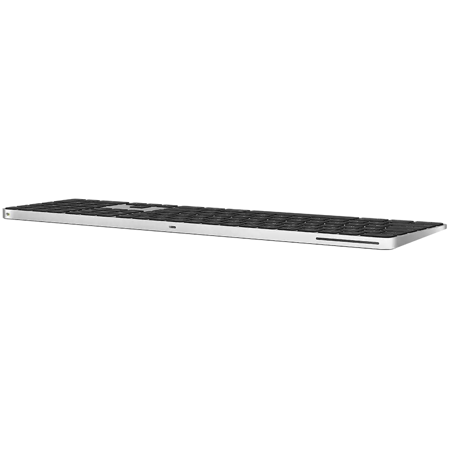 Magic Keyboard with Touch ID and Numeric Keypad for Mac models with Apple silicon - Black Keys - Russian,Model A2520