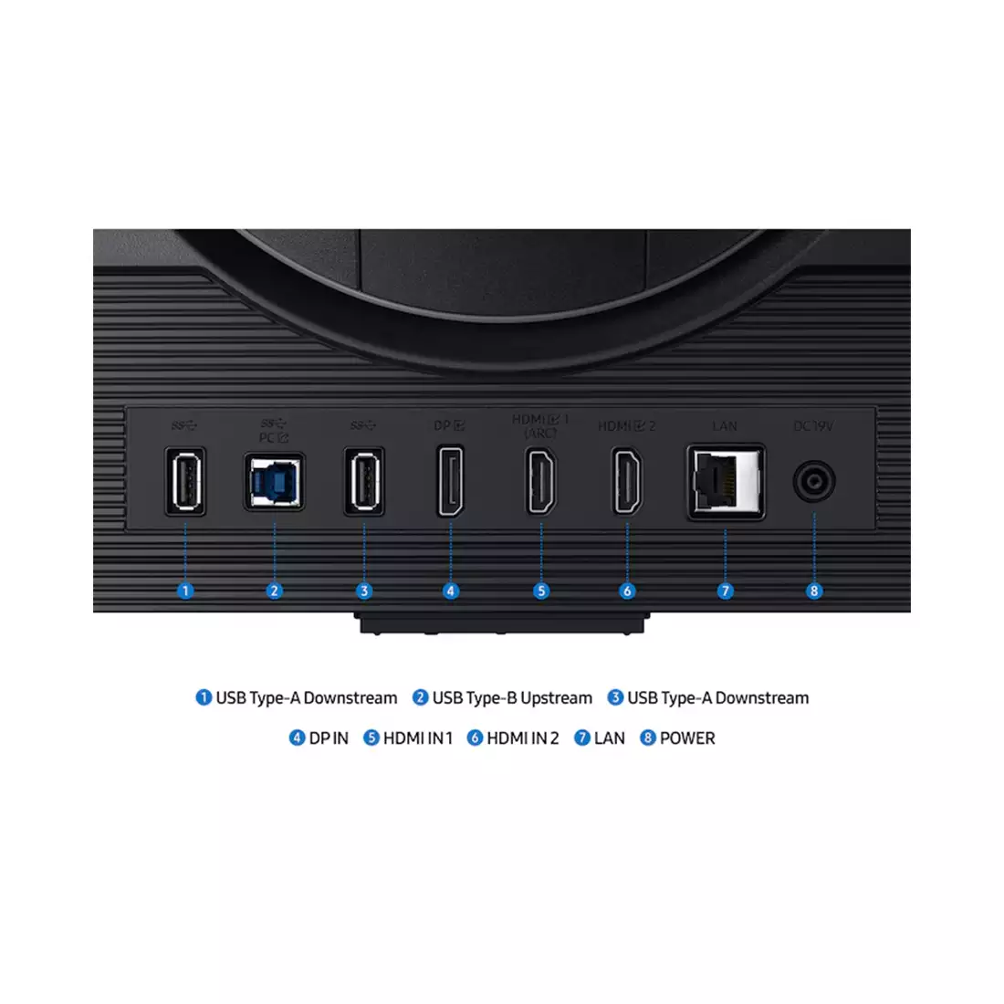 Игровой монитор Odyssey G7 27" SAMSUNG LS27DG702EIXCI IPS 4K UHD (3840x2160) 144Hz 1мс 350кд/м2 1000:1 2xHDMI 1xDP 2xUSB3.0, USB-B Upstream Port, Ethernet, Wi-Fi 5, Bluetooth,   Регулируемая по высоте подставка 120мм, Поворот Экрана, Черный с Подсветкой