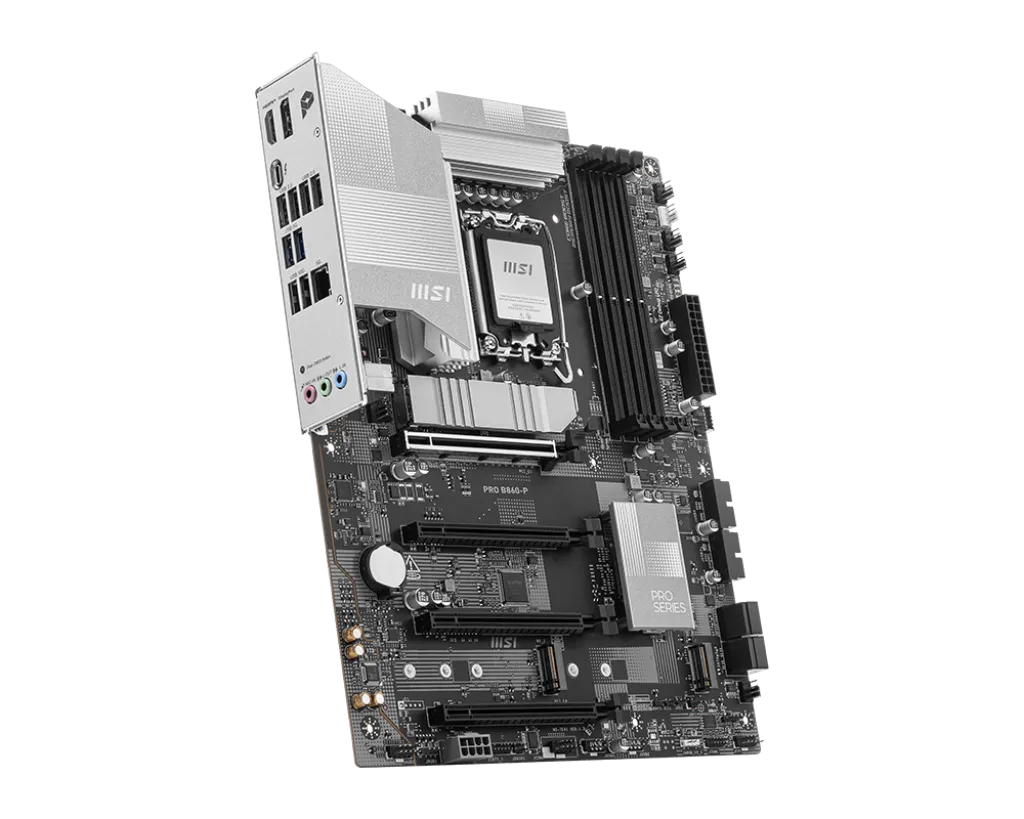 Материнская плата MSI PRO B860-P WIFI LGA1851 4xDDR5 4xSATA3 RAID 3xM.2 HDMI Type-C(Thunderbolt) DP ATX
