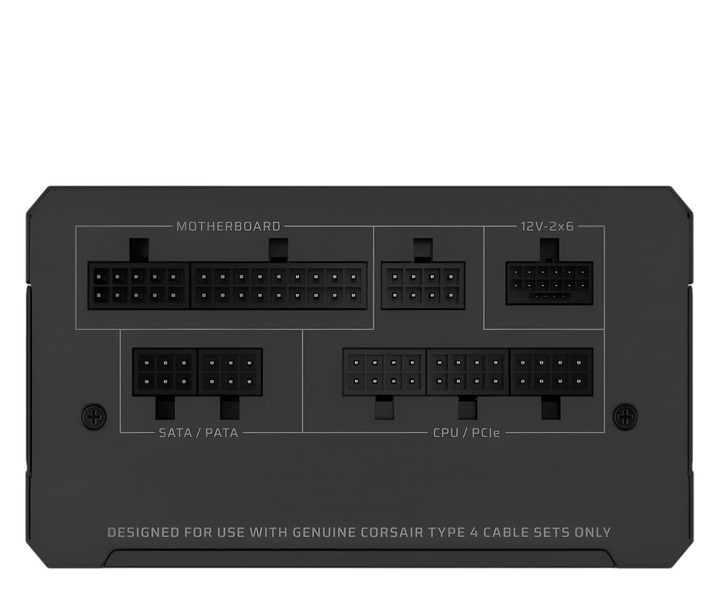 CORSAIR RM1000e, 1000 Watt, ATX 3.1, PCIe 5.1, Cybenetics GOLD Certified, Fully Modular