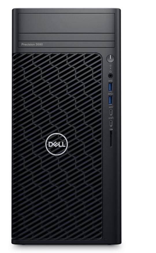 Рабочая станция Dell/Precision 3680 CTO Base/Tower/3г/Core i7/14700/2,1 GHz/16 Gb/M.2 PCIe SSD/512 Gb/T1000/8 Gb/Windows 11/Pro/64/Многоязычная