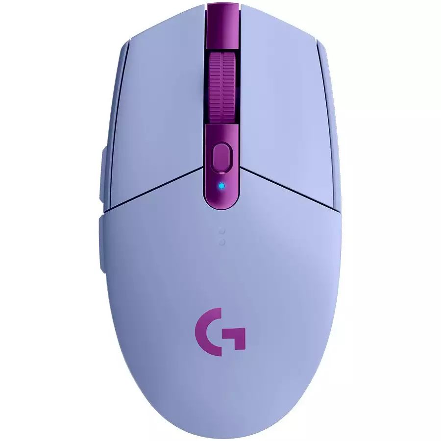 Мышь Logitech G305 Lightspeed, Lilac, Wireless, Gaming, Optical, 12000dpi, 1 х АА, USB