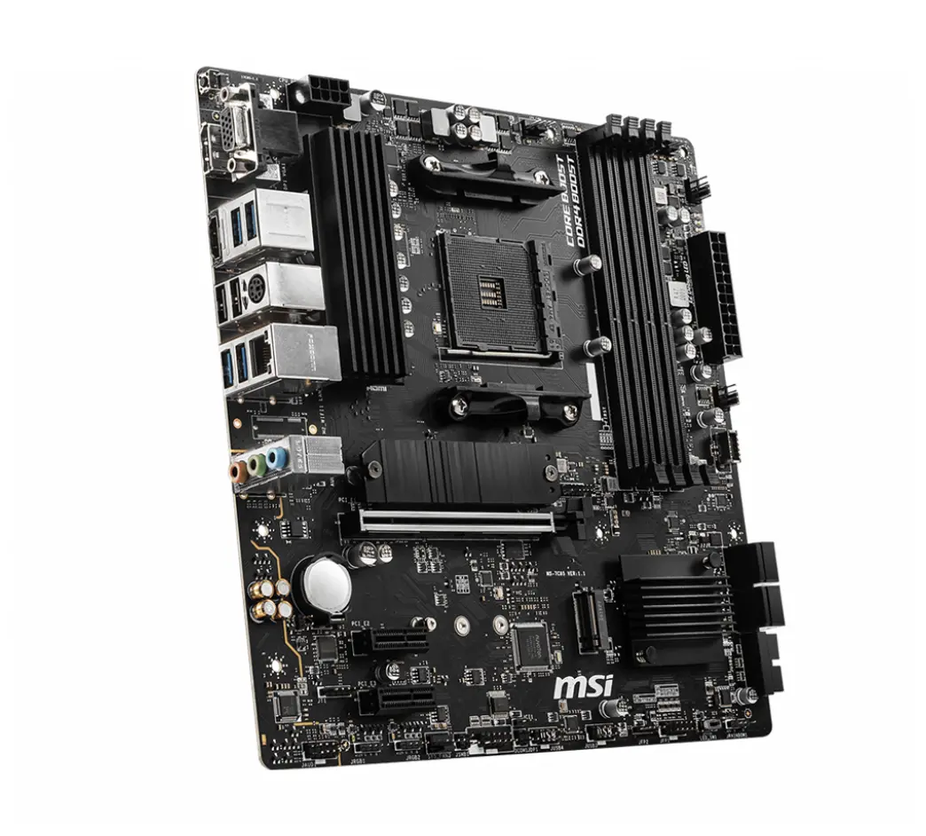 Матплата MSI B550M PRO-VDH Wi-Fi, AM4, mATX, 4DDR-4, 1xPCI-Ex16, 4SATA, 2xM.2, VGA, HDMI, DP, 13USB