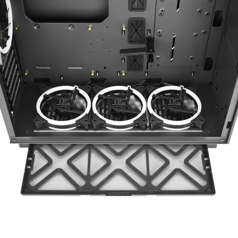 Корпус Sharkoon Pure Steel RGB, Midi Tower, E-ATX, ATX, Black, 3x3.5"/5x2.5", 2xUSB3.0