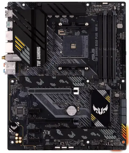 Материнская плата ASUS TUF GAMING B550-PLUS WIFI II AM4 4xDDR4 6xSATA3 2xM.2 RAID HDMI DP ATX