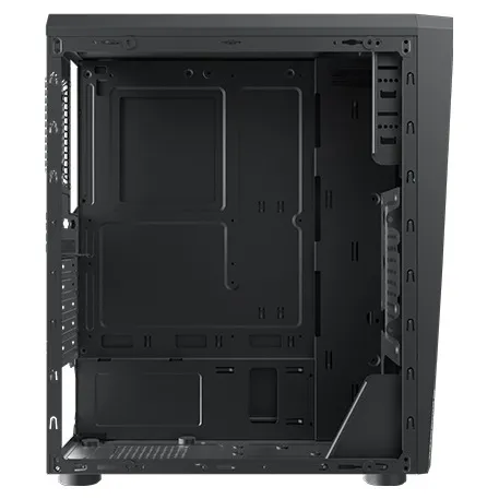 Корпус Wintek Crystal D533-B TG, Midi Tower, ATX, Black, 1x3.5"/1x2.5", 3xUSB
